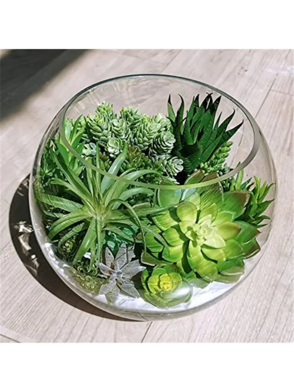 Artificial Succulent Plants 19 Piece Faux Greenery Stems Picks Home Decor Crafts
